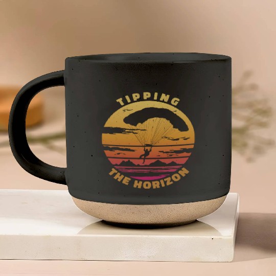 Tipping the Horizon Pottery Mugs