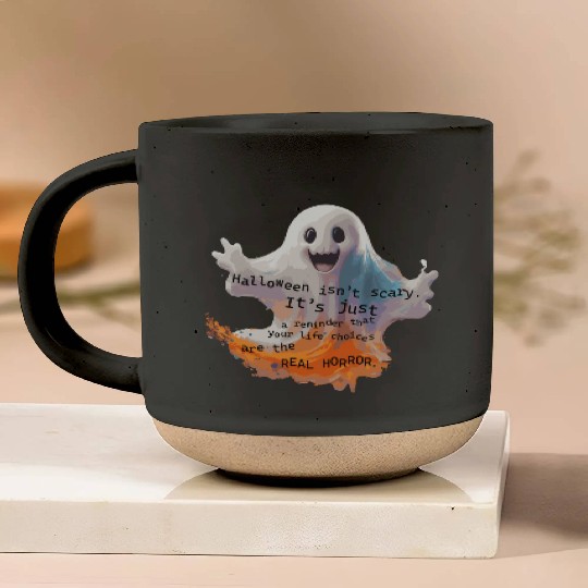 Ghost Real Horror Pottery Mugs