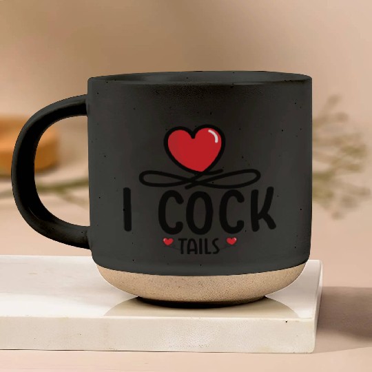 Funny I Love Cocktails 5 Pottery Mugs