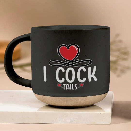 Funny I Love Cocktails 6 Pottery Mugs