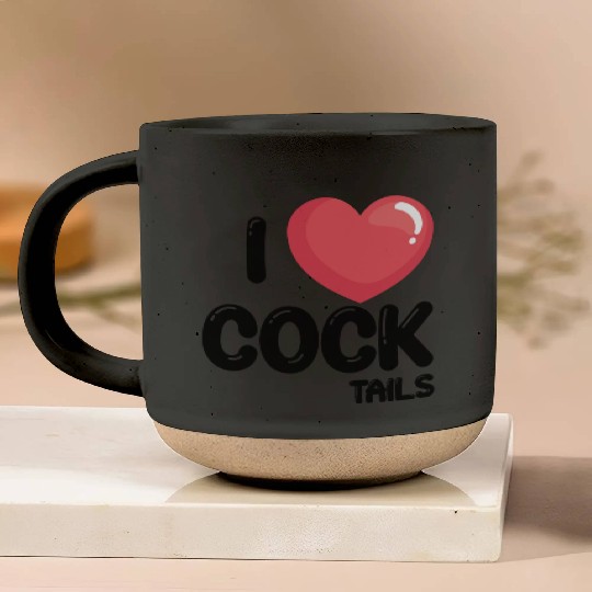 Funny I Love Cocktails 1 Pottery Mugs