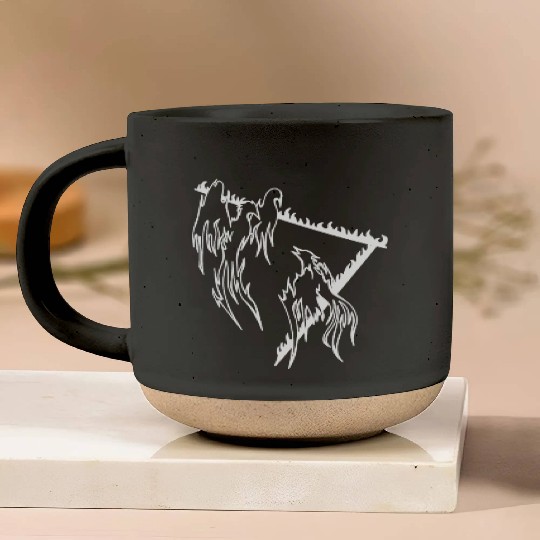 Phoenix bird Pottery Mugs