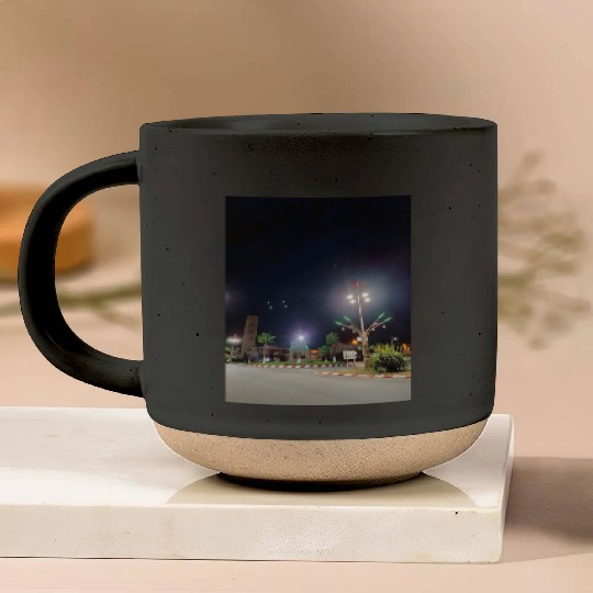 small town beauty Pottery Mugs