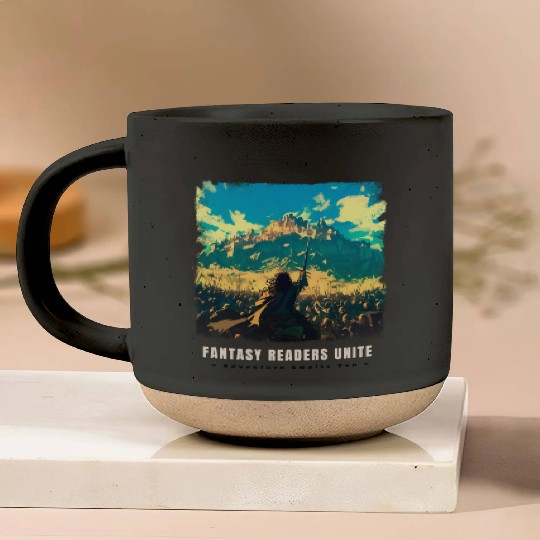 Fantasy Readers Unite Pottery Mugs