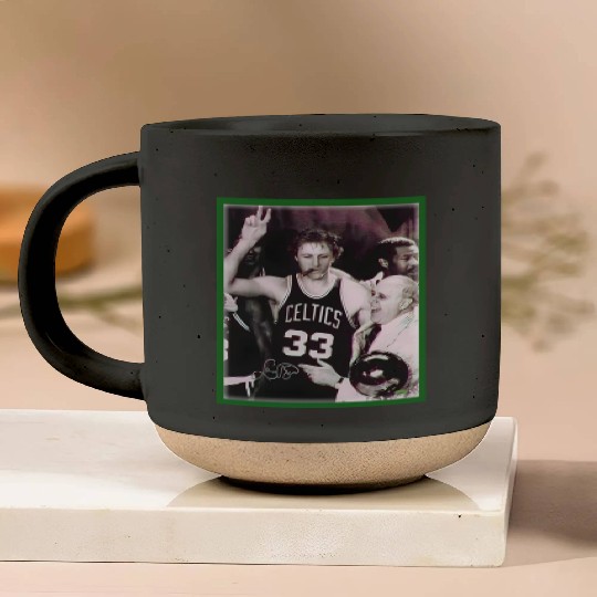 Larry Bird Pottery Mugs