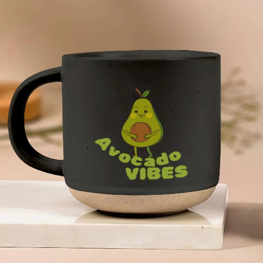 avocado vibes Pottery Mugs