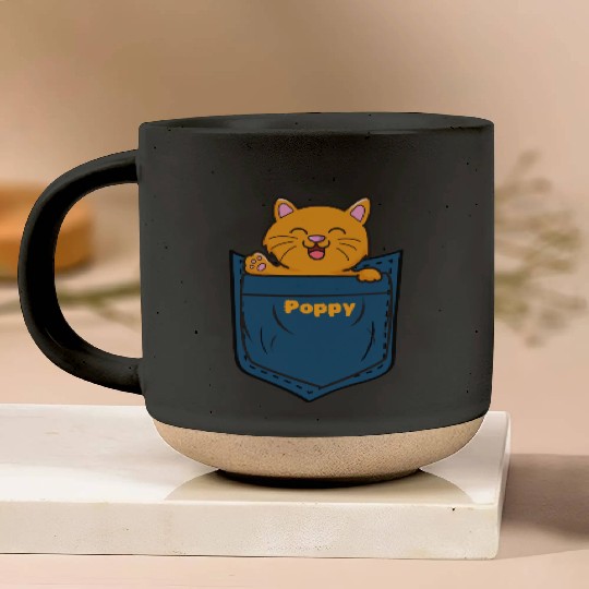 Adorable poppy Pottery Mugs