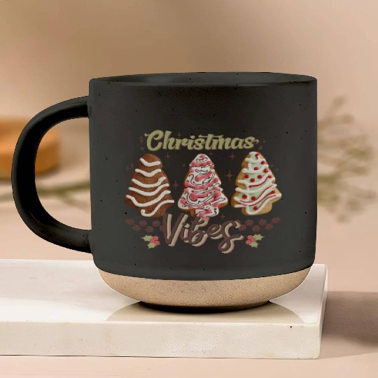 Christmas Vibes Pottery Mugs