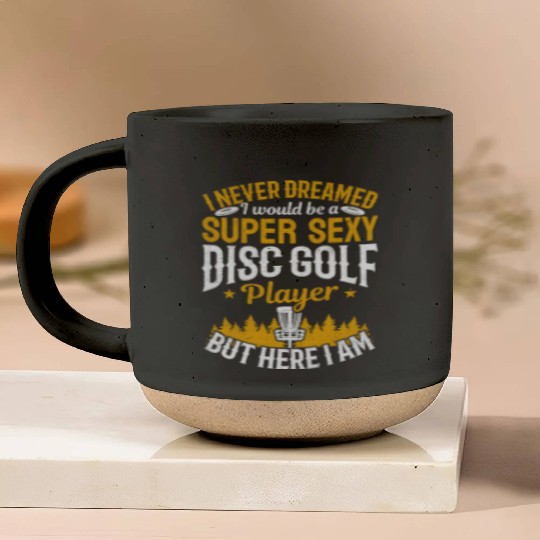 Disc Golfing - Super Sexy Disc Golf Player Pottery Mugs