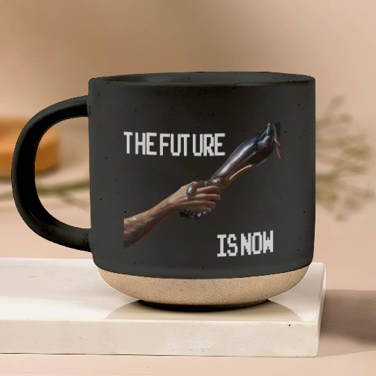 The Future is now Robot Robotic Science AI Pottery Mugs