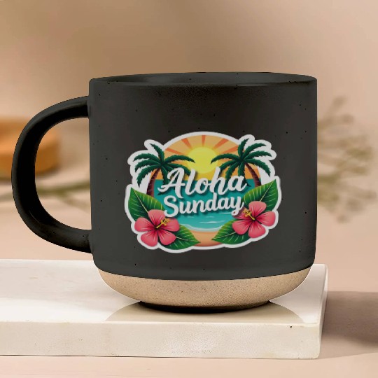 Aloha Sunday Pottery Mugs