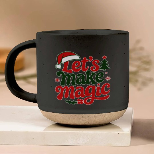 Christmas magic - Santa Claus and holidays Pottery Mugs
