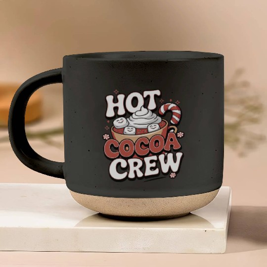 Hot Cocoa Crew Pottery Mugs