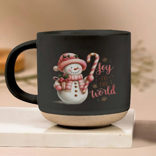Joy To The World Pottery Mugs