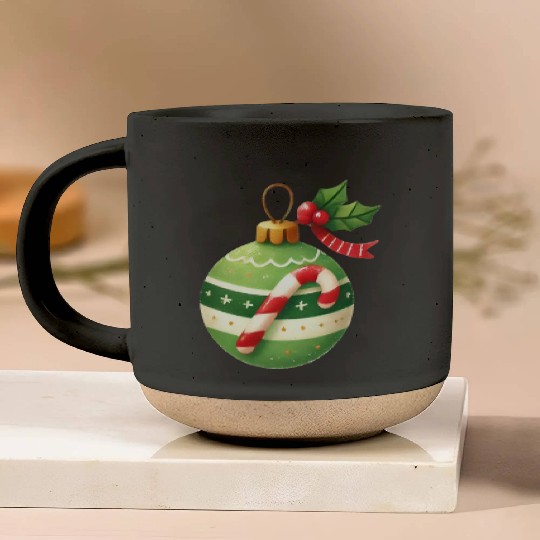 Merry Christmas, Christmas Coquette Bow Pottery Mugs