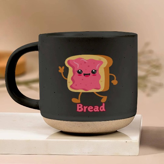 Bread Lover Pottery Mugs