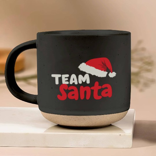Team Santa Santa Claus Christmas Santa Claus Pottery Mugs