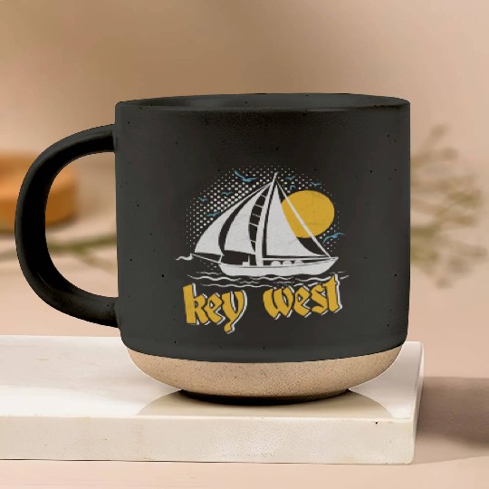 KEY-WEST FLORIDA Sunshine-State West Keys Pottery Mugs