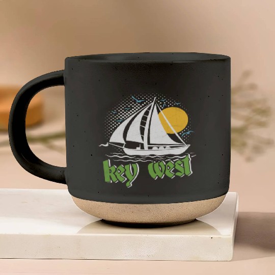 KEY-WEST FLORIDA Sunshine-State West Keys Pottery Mugs