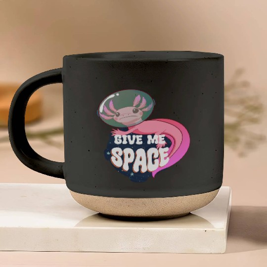Give Me Space Axolotl Pottery Mugs