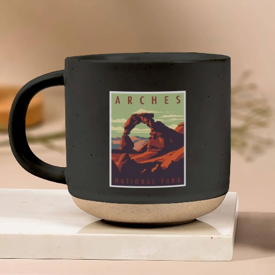 Arches National Park Pottery Mugs