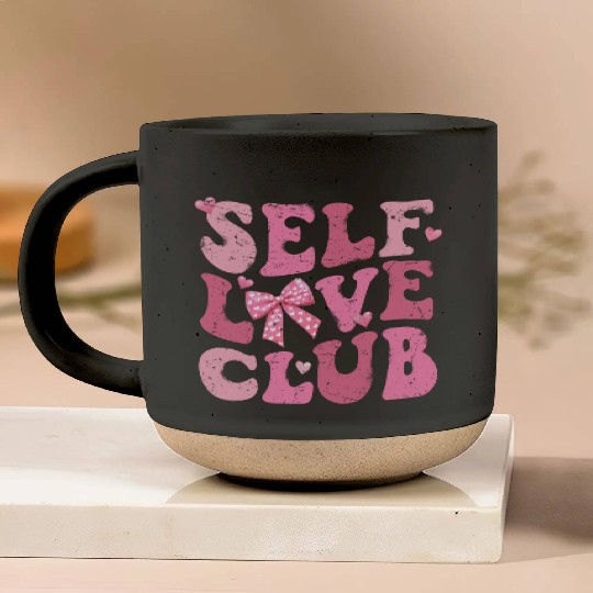 Self Love Club, Valentine Retro Pottery Mugs