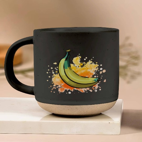 Vegetarians Vegan Banana Pottery Mugs