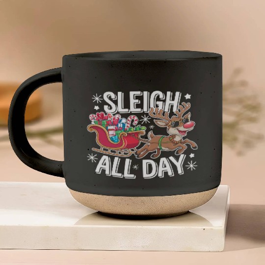 Sleigh All Day Pottery Mugs