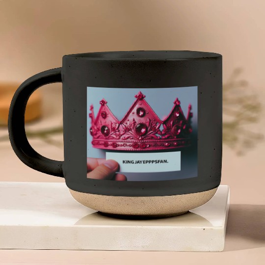 Pink Crown Pottery Mugs