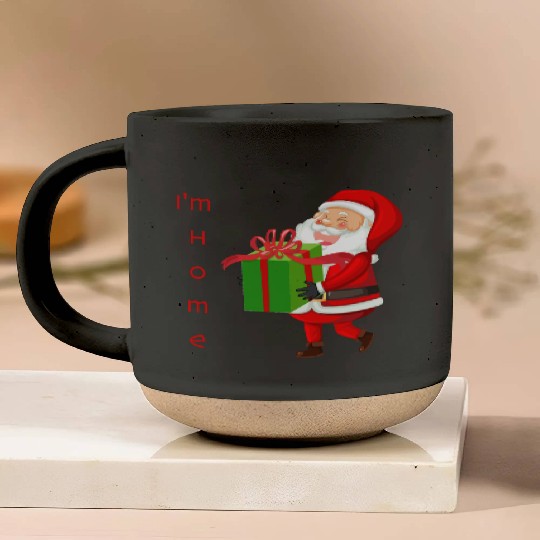 Santa's Joyful Return Pottery Mugs