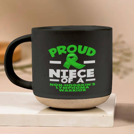 Non-Hodgkin Lymphoma Awareness Proud Niece Pottery Mugs