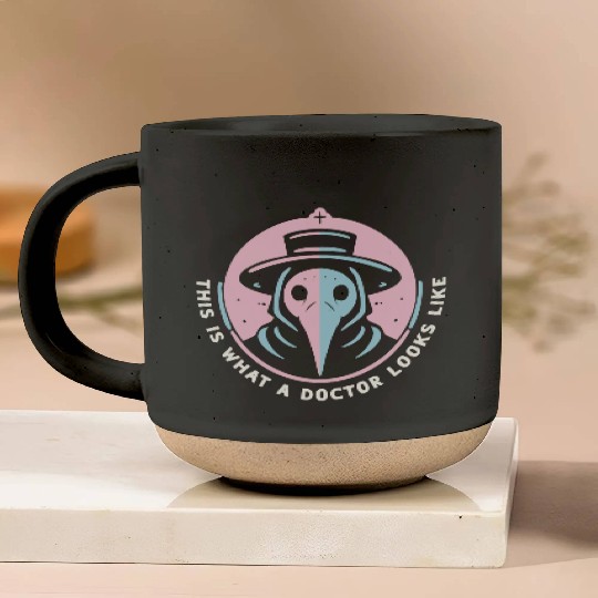 "This Is What a Doctor Looks Like" Gothic Humor Pottery Mugs