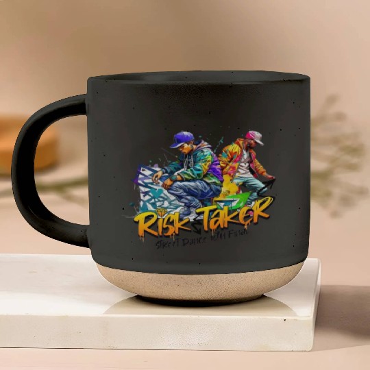 Graffiti Street Dance Pottery Mugs