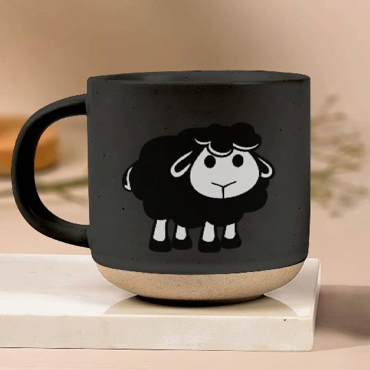 Black Sheep Small Cute Cute Lamb Cool Comic Sweet Pottery Mugs