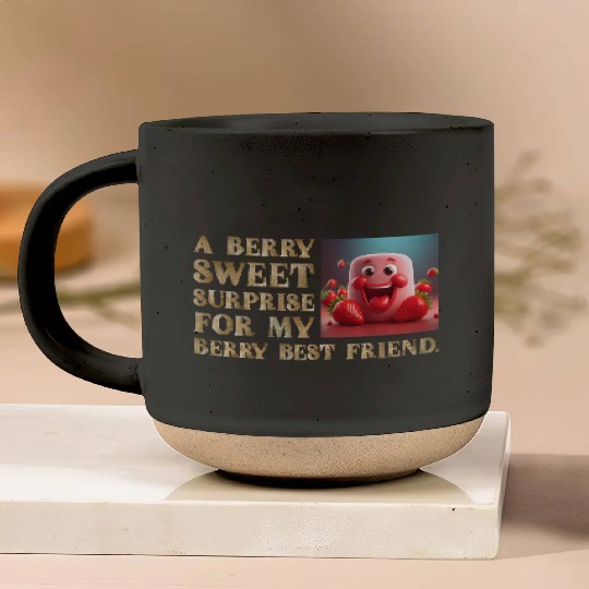 A Berry Sweet Surprise for My Berry Best Friend Pottery Mugs
