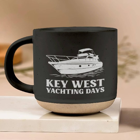 KEY-WEST YACHTING DAYS Florida Keys Sunshine-State Pottery Mugs