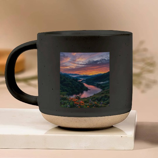 Twilight Riverbend Pottery Mugs