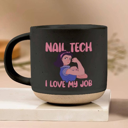 Nail Tech I Love My Job Nail Technician Nail Pottery Mugs
