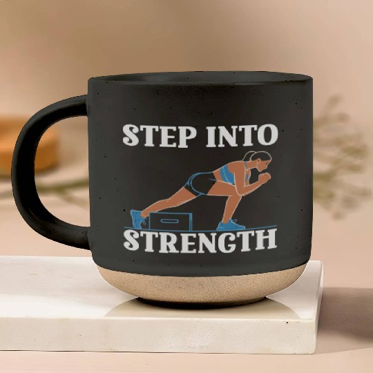 Bulgarian Squat Exercise Fitness Workout Gym Pottery Mugs