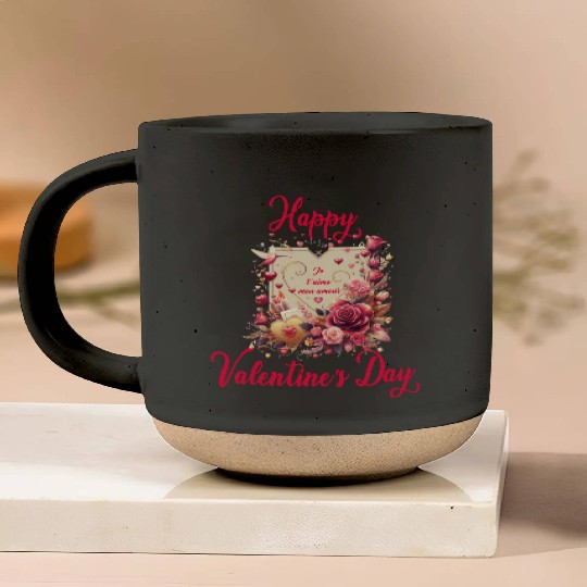 Happy Valentine's day Pottery Mugs