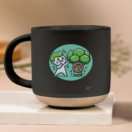 No Broccoli – Funny Anti-Veggie Design Pottery Mugs