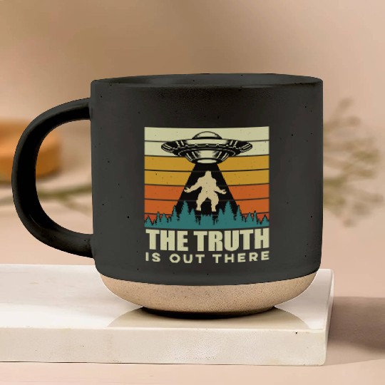 UFO-Bigfoot Yeti Sasquatch Pottery Mugs