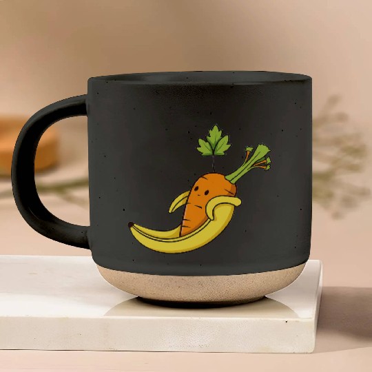 Carrot Pottery Mugs