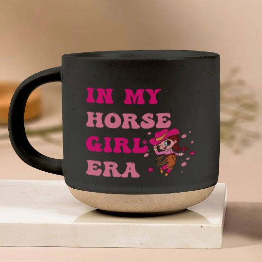 In My Horse Girl Era – Cute Equestrian Aesthetic Pottery Mugs