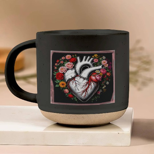 Flower Heart Spring by Tobe Fonseca Pottery Mugs