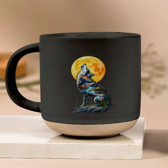 Howling Wolf Pottery Mugs