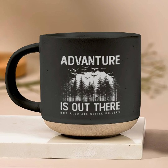 Crime Serial Killer True Crime Satire Hiking Pottery Mugs