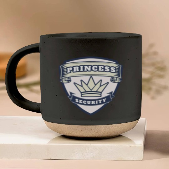 princess security birthday Pottery Mugs