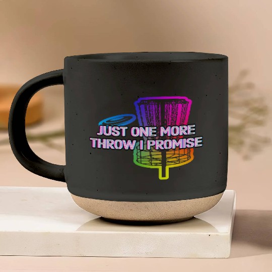 One More Throw Disc Golf Sayings Golfer Quotes Pottery Mugs