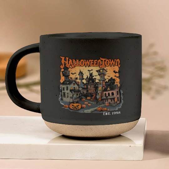 Halloween Town Pottery Mugs